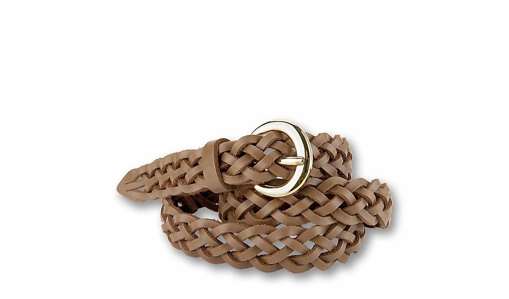 BERND GÖTZ Flechtgürtel "Flechtgürtel mit Goldschließe in Hufeisenform" günstig online kaufen