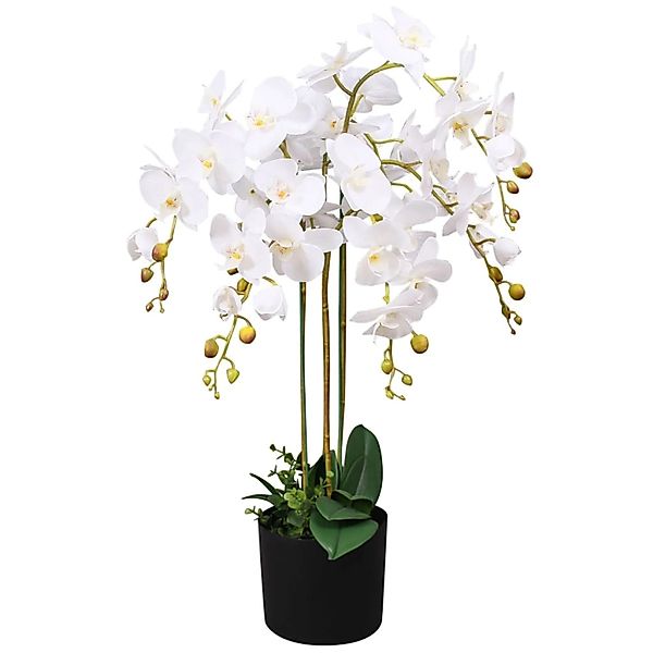 Kunstpflanze Künstliche Orchidee mit Topf 75 günstig online kaufen