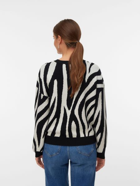 Vero Moda Strickpullover VMSILJEANIMAL LS O-NCK günstig online kaufen