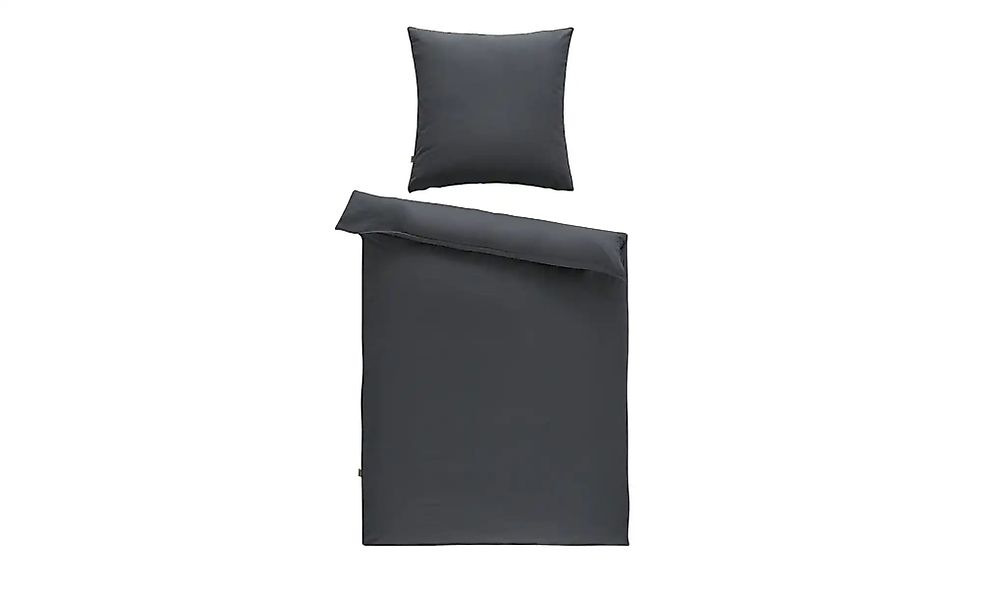Como Green Baumwoll-Bettwäsche  Stone Washed ¦ grau ¦ Maße (cm): B: 155 Bet günstig online kaufen