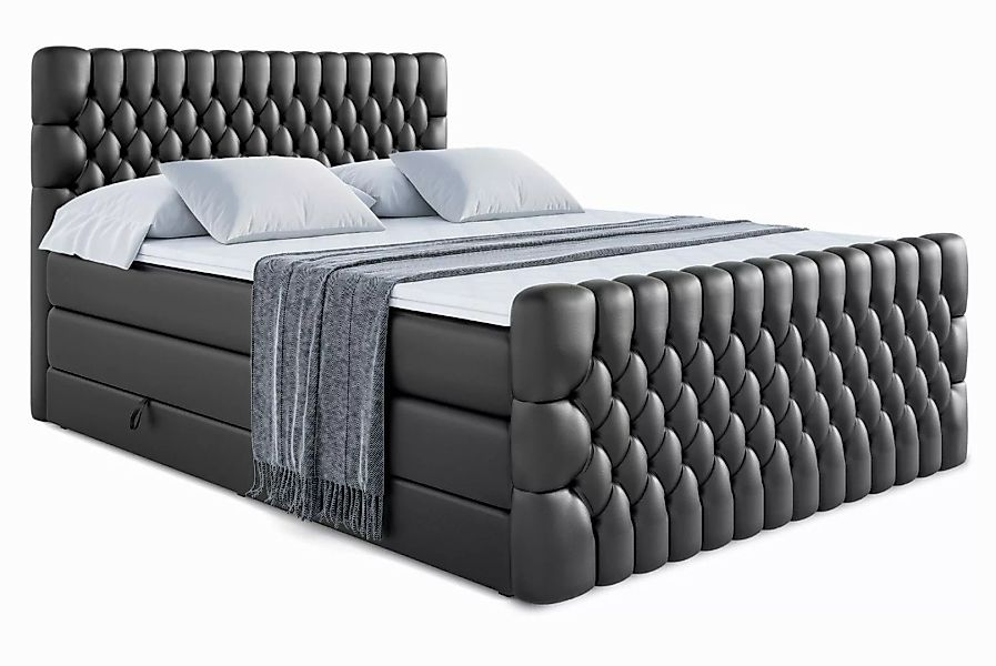 ALTDECOR Boxspringbett SERENE-Z KING (Multipocket-Matratze H4, günstig online kaufen