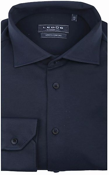 Ledub Hemd Tricot Dunkelblau - Größe 39 günstig online kaufen