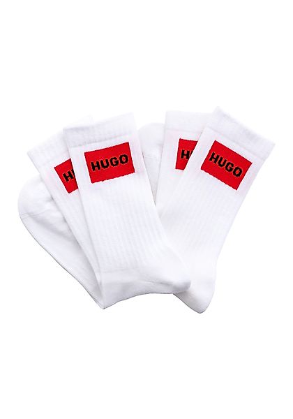 HUGO Freizeitsocken 2P QS RIB LABEL günstig online kaufen