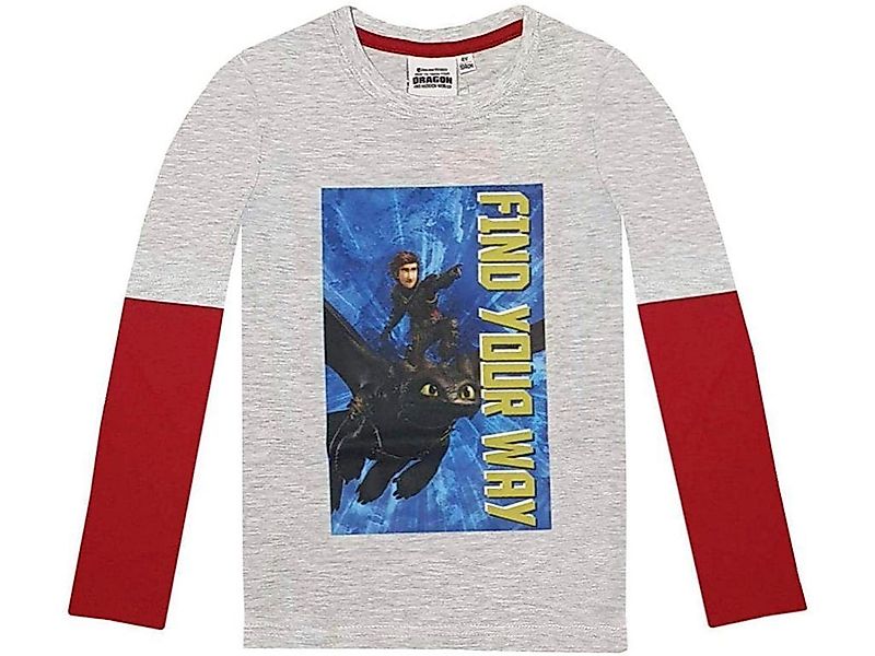 DreamWorks Langarmshirt Dragons Langarmshirt Hicks und günstig online kaufen