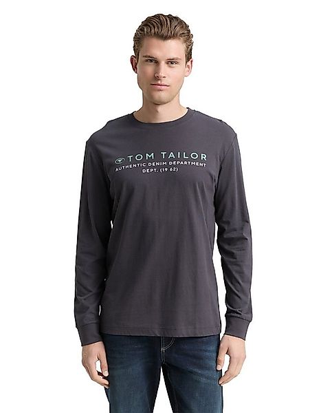 TOM TAILOR Langarmshirt mit Logo Print günstig online kaufen