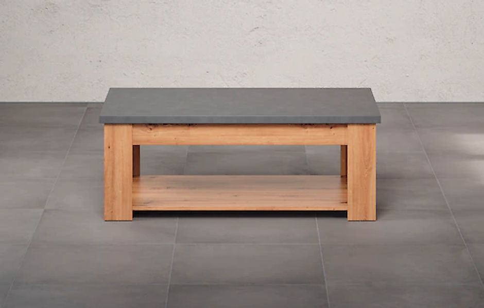 Home affaire Couchtisch »Ambres«, (1 St.), rechteckiger Sofatisch mit Ablag günstig online kaufen