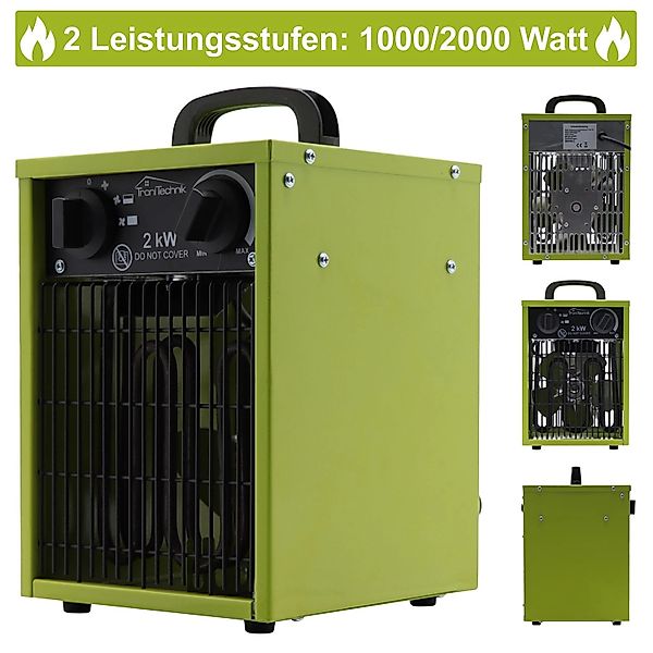TroniTechnik Heizlüfter Industrieheizung, Heizgerät, Schnellheizer TT-EIH-1 günstig online kaufen