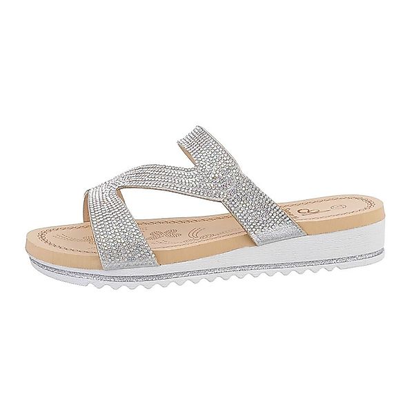 Ital-Design Damen Mules Freizeit Pantolette (86017006) günstig online kaufen