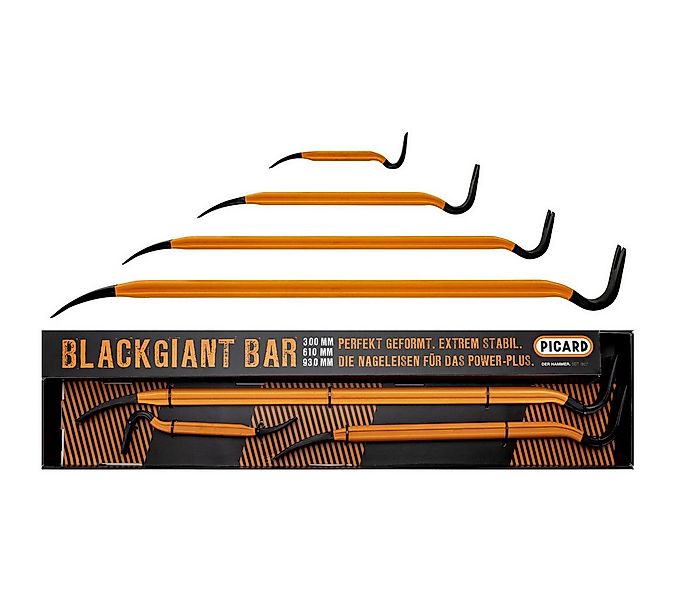 Picard Stechbeitel Picard Nageleisen BlackGiant® Bar/Set aus 3 Nageleisen: günstig online kaufen