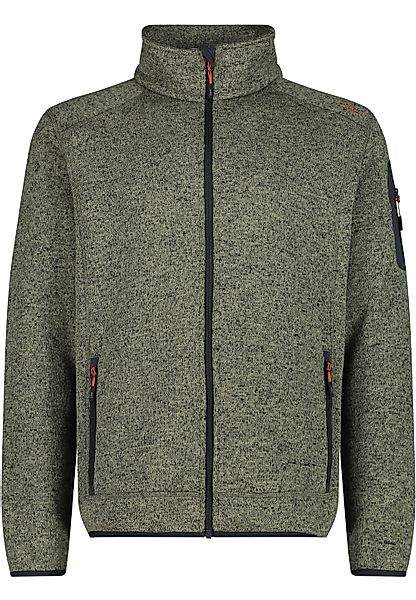 CMP Strickfleecejacke MAN JACKET SAGE-ANTRACITE günstig online kaufen