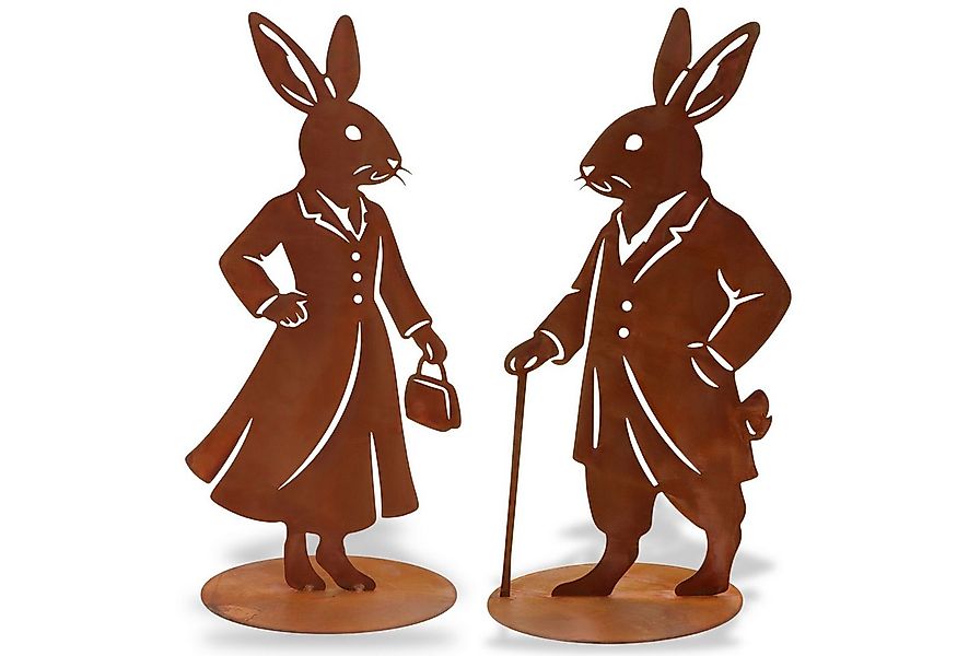 Rostikal Osterhase Hasenfiguren Osterdeko aus Edelrost für innen und außen günstig online kaufen