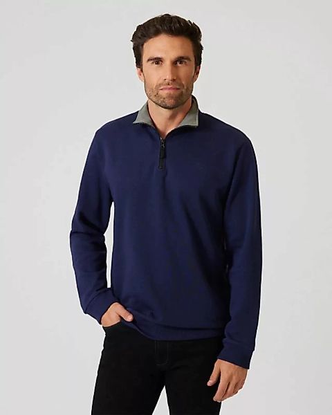 Gentlemen Selection Sweatshirt im Troyer-Look günstig online kaufen