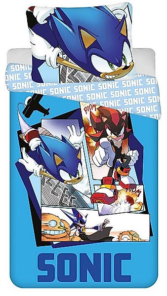 Jerry Fabrics Kinderbettwäsche Sonic, Renforcé, 2 teilig günstig online kaufen
