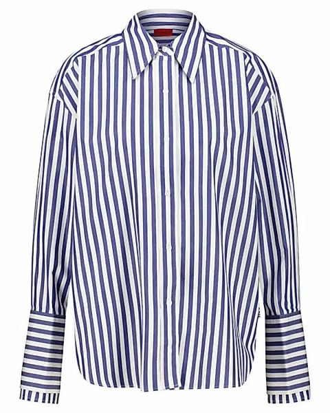 HUGO Klassische Bluse Damen Hemdbluse ENEYTA Relaxed Fit Langarm (1-tlg) günstig online kaufen