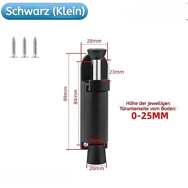 JOYOLEDER Türstopper Zinklegierung Türstopper Türfeststeller Bodentürstoppe günstig online kaufen
