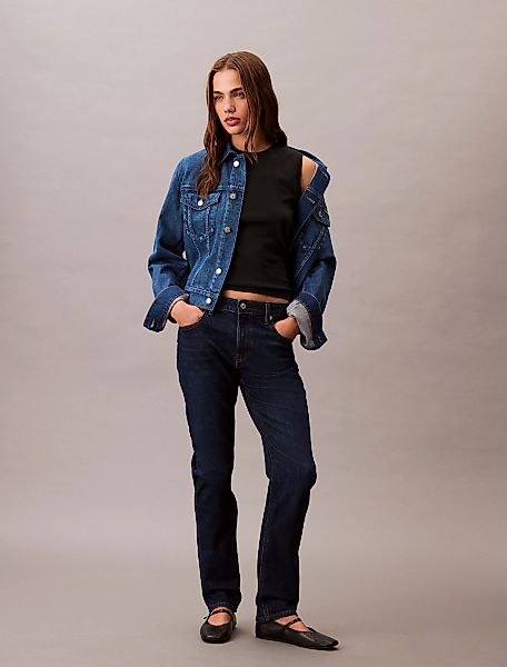 Calvin Klein Jeans Skinny-fit-Jeans "MID RISE SLIM", Mit Gürtelschlaufen günstig online kaufen