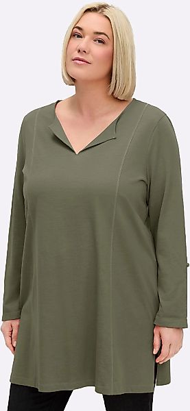 Sheego Longshirt "Longshirt" 1 Stk. tlg. günstig online kaufen
