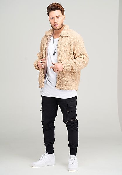 behype Fleecejacke "Bomber", aus weichem Teddyfleece günstig online kaufen