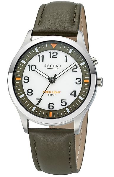 Regent Quarzuhr Uhren mit Licht auf Knopfdruck, Lichtfunktion in 4 Versione günstig online kaufen