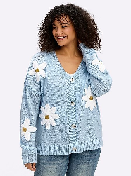 sheego by Joe Browns Strickjacke Strickjacke Langarm Feinstrick, Grobstrick günstig online kaufen