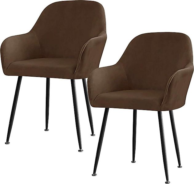 LuxusKollektion Esszimmerstuhl Stretch Stuhlbezug 2er Set günstig online kaufen