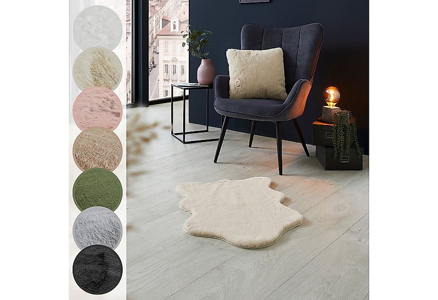 LUXOR living Fellteppich Novara, fellförmig, Höhe: 30 mm, Kunstfell, weiche günstig online kaufen