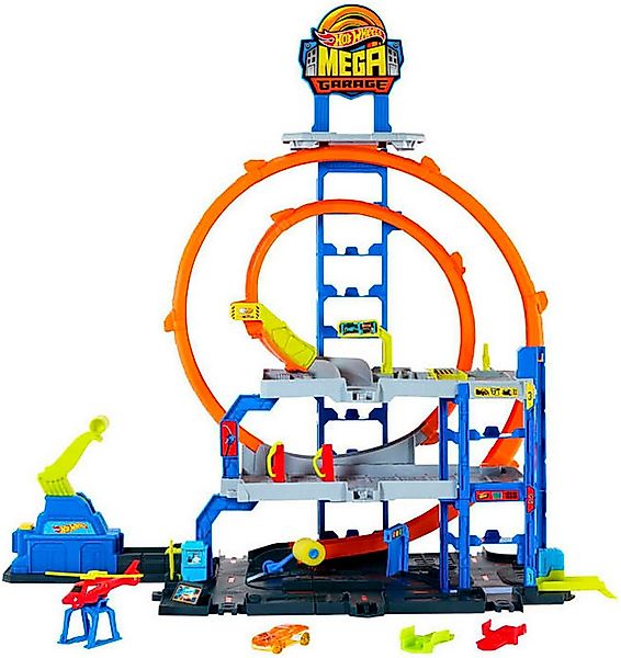 Hot Wheels Spiel-Parkgarage City Mega Looping Garage günstig online kaufen