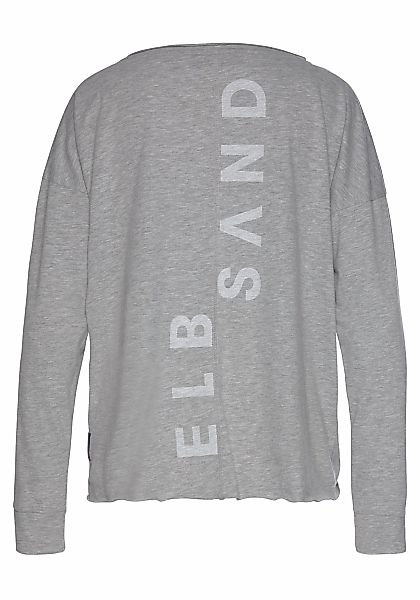 Elbsand Langarmshirt "Eltje", mit Logodruck hinten, Longsleeve aus Baumwoll günstig online kaufen