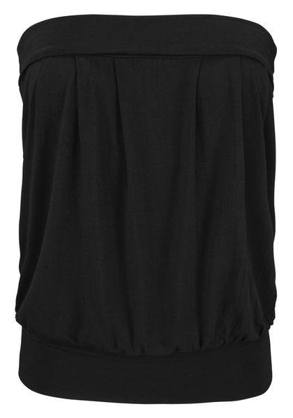 LASCANA Bandeautop mit schmeichelnder Raffung, schulterfrei, elastisch günstig online kaufen