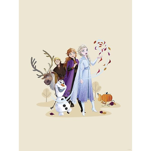 Komar Wandbild Disney Frozen Autumn Feeling 30 cm x 40 cm Beige günstig online kaufen