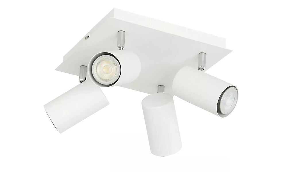 Trio Deckenspot, 4-flammig, weiß - weiß - 24 cm - 15 cm - 24 cm - Lampen & günstig online kaufen
