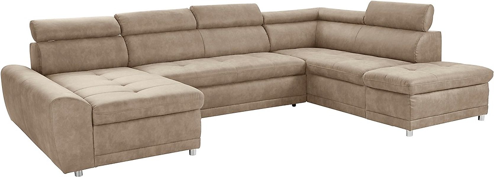 sit&more Wohnlandschaft »Riva U-Form« wahlweise mit Bettfunktion günstig online kaufen