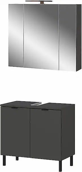 GERMANIA Badmöbel-Set »GW-Arcena« 2 Stk. tlg. mit integrierter LED-Beleucht günstig online kaufen