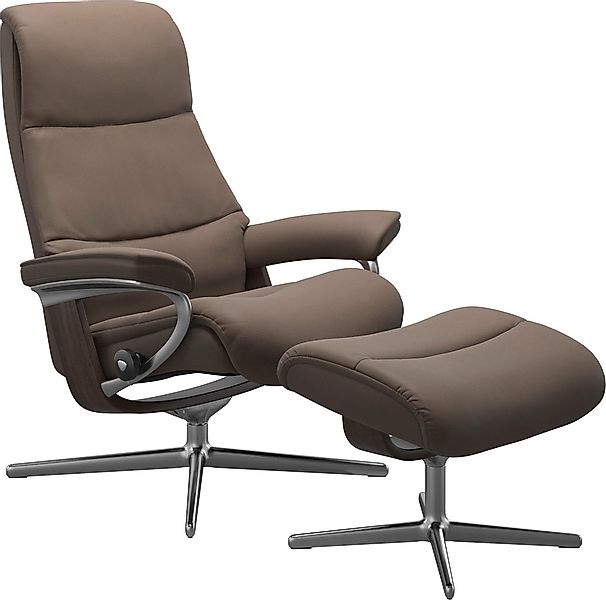 Stressless Relaxsessel "View", mit Cross Base, Größe S, M & L, Holzakzent W günstig online kaufen