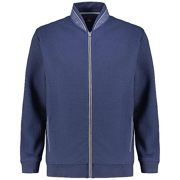 RAGMAN Strickjacke mit Struktur Farbe marine Größe: 3XL günstig online kaufen