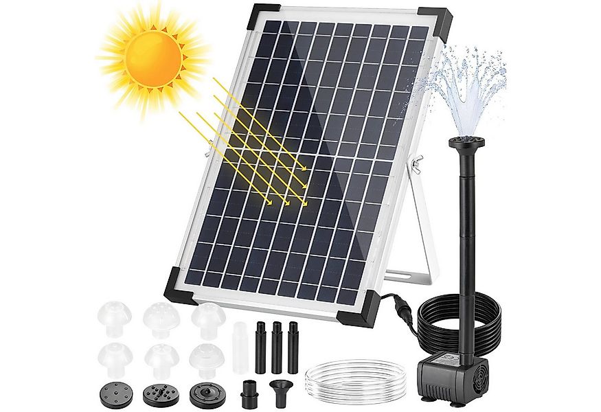 TLGREEN Solarpumpe Solar Teichpumpe, (500L/h Solar Springbrunnen,Solar Brun günstig online kaufen