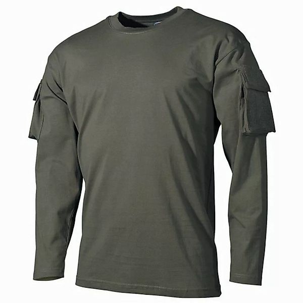 MFH T-Shirt Outdoor Langarm-Shirt oliv mit Ärmeltaschen XL günstig online kaufen