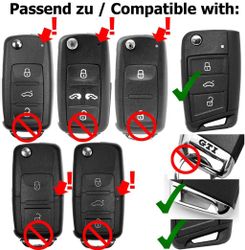 mt-key Schlüsseltasche Autoschlüssel Hardcover Schutzhülle Metallic günstig online kaufen