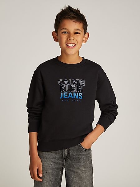 Calvin Klein Jeans Sweatshirt GRADIENT FLOCK günstig online kaufen