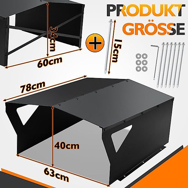 Clanmacy Mähroboter-Garage Rasenmäher Garage Cover 78*60*34CM günstig online kaufen