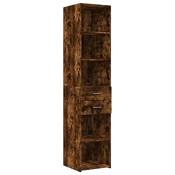 vidaXL Highboard Räuchereiche 40x42,5x185 cm Holzwerkstoff 3281445 günstig online kaufen