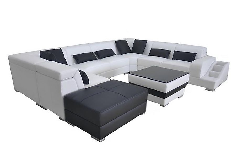 Xlmoebel Sofa Moderne Design-Couch U-Form aus Leder für das Wohnzimmer -, H günstig online kaufen