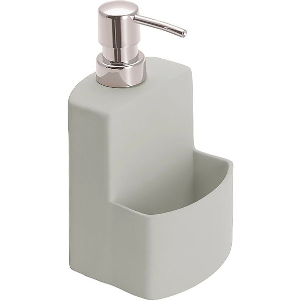 Wenko Spülmittelspender Festival mit griffiger Soft-Touch Oberfläche Grau günstig online kaufen