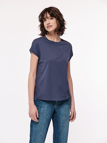 Shirt Mit Überschnittener Schulter Aus Bio-baumwolle günstig online kaufen