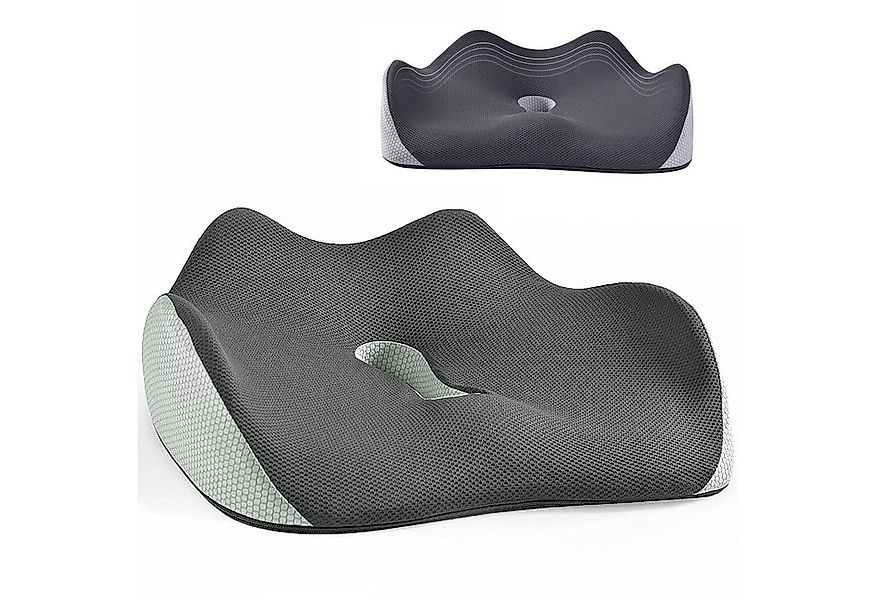 REDOM Sitzkissen 3D orthopädisches Steißbeinkissen mit Memory-Schaum, Linde günstig online kaufen