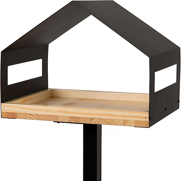 WONDERMAKE Vogelhaus mit Ständer wetterfest groß, Metall Vogelfutterhaus Vo günstig online kaufen