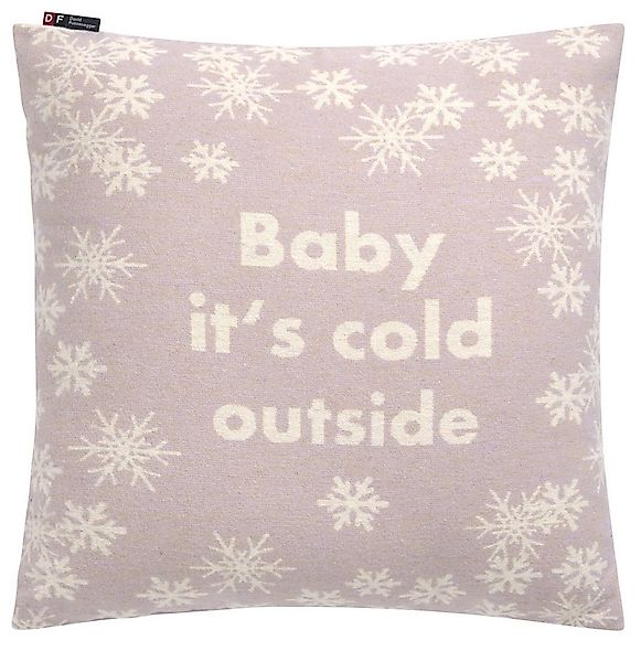 DAVID FUSSENEGGER Kissenhülle Silvretta 'Baby it's cold outside' 50 x 50 cm günstig online kaufen