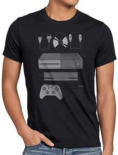 style3 T-Shirt Herren T-Shirt One X gamer konsole game box günstig online kaufen