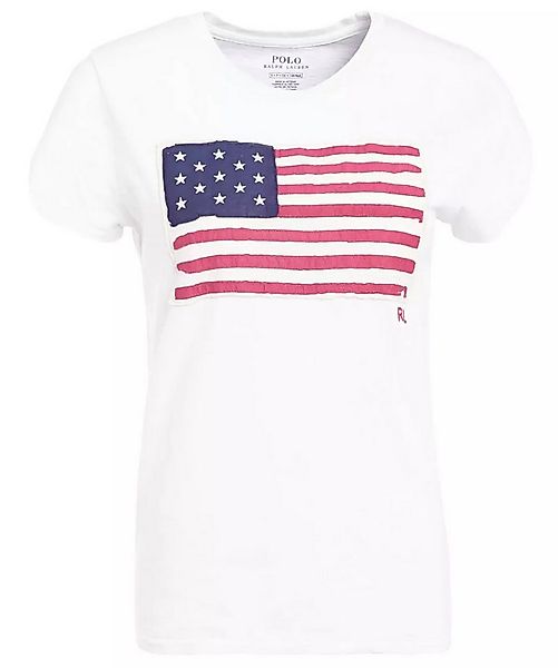 Polo Ralph Lauren T-Shirt Retro USA Flagge mit spezielles Used-Wash-Verfahr günstig online kaufen