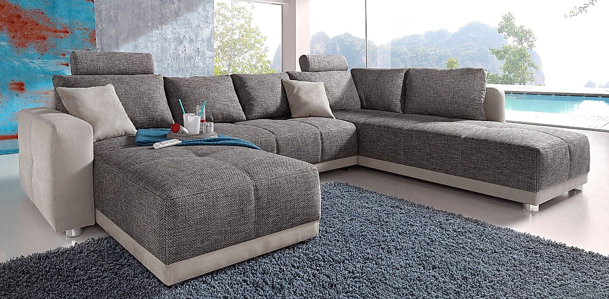 Jockenhöfer Gruppe Wohnlandschaft Orlando U-Form, B: günstig online kaufen